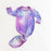 Purple Watercolor Infant Knotted Gown - JKA Toys