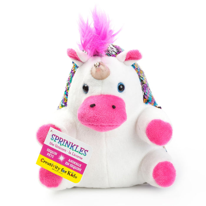 Sprinkles the Unicorn - Mini Sequin Pets - JKA Toys