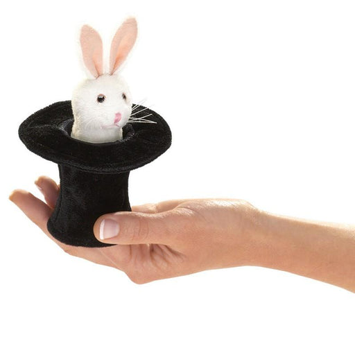 Rabbit In Hat Finger Puppet - JKA Toys