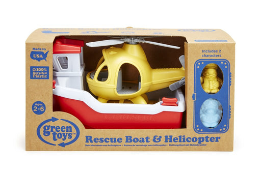 Rescue Boat & Helicopter - JKA Toys