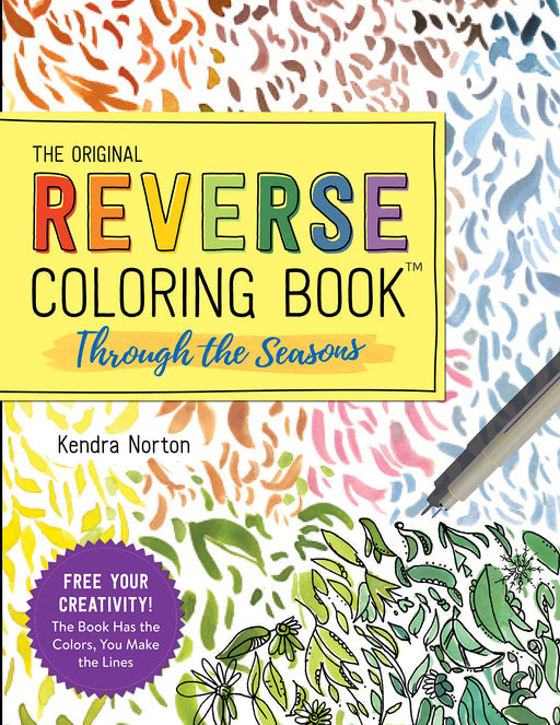 Reverse Coloring Book: Through the Seasons - JKA Toys
