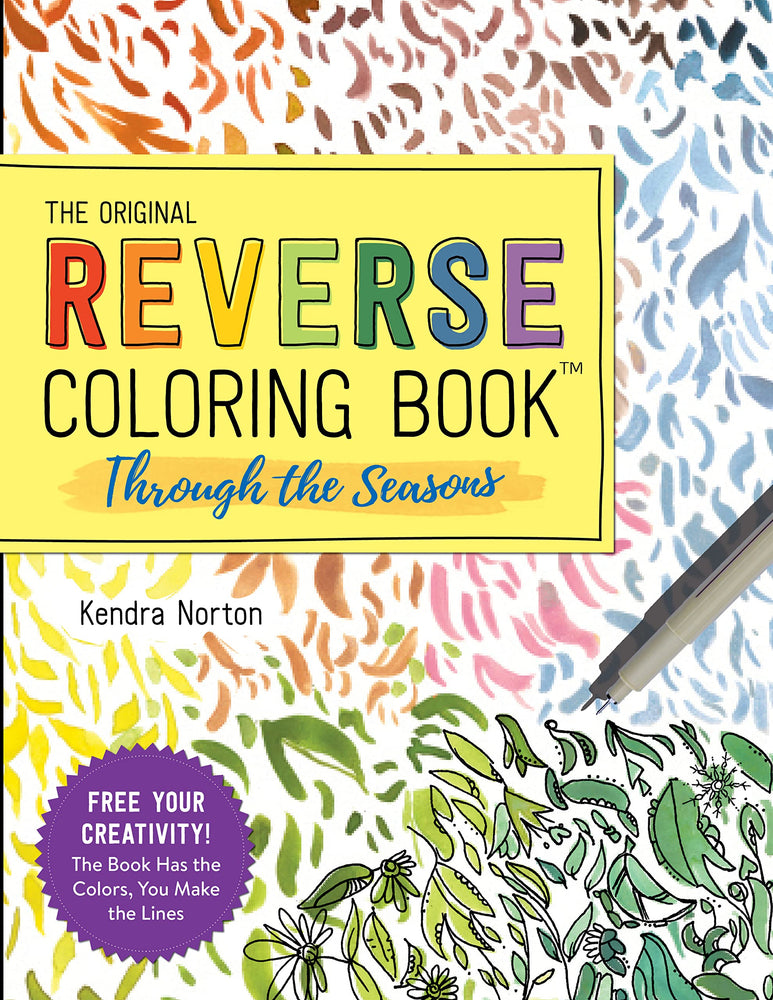 Reverse Coloring Book: Through the Seasons - JKA Toys