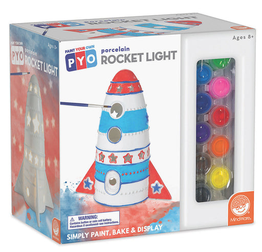 Paint Your Own Porcelain Rocket Light - JKA Toys