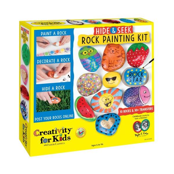 Hide & Seek Rock Painting Kit - JKA Toys