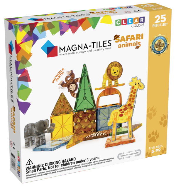 Magna-Tiles Safari Animals 25 Piece Set - JKA Toys