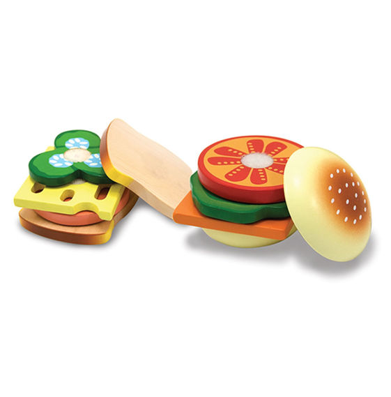 Wooden Sandwich Making Play Set - JKA Toys