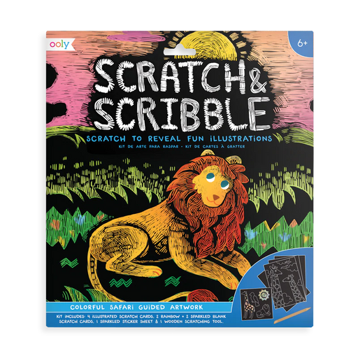 Colorful Safari Scratch & Scribble - JKA Toys