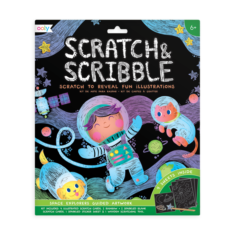 Scratch & Scribble: Space Explorers - JKA Toys