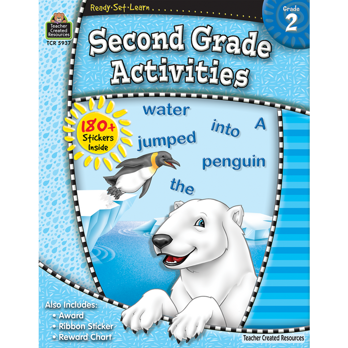 Ready Set Learn Workbook: Second Grade Activities - JKA Toys