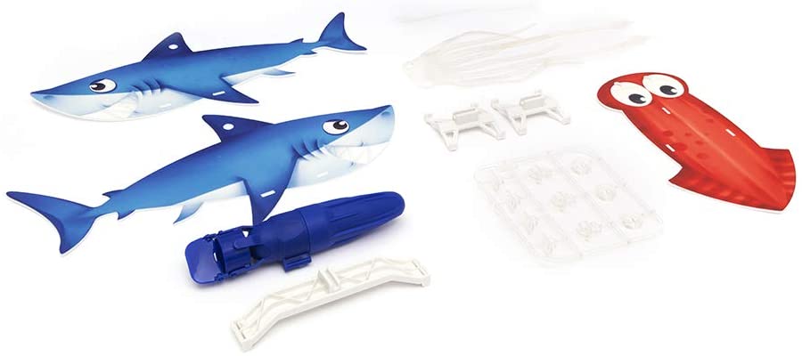 Ocean Friends White Shark & Squid - JKA Toys