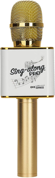 Sing Along Pro Bluetooth Karaoke Mic - Gold - JKA Toys