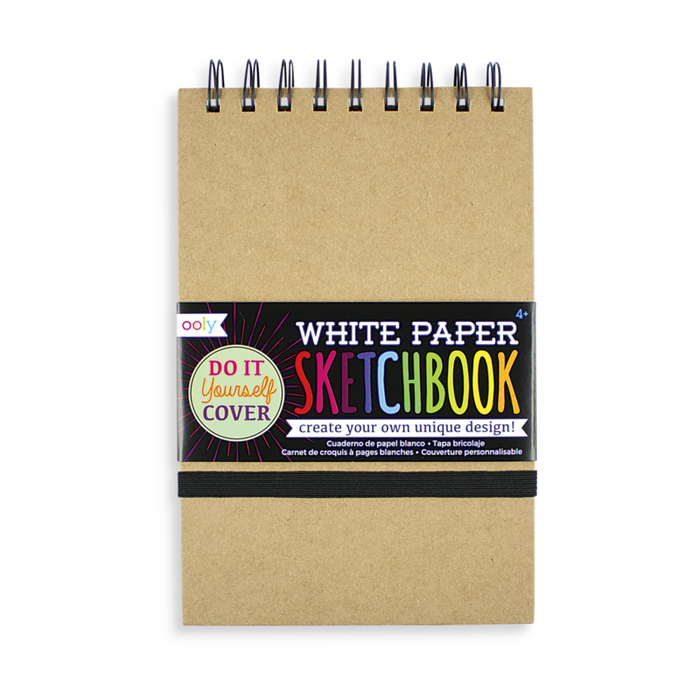 White Paper Sketchbook - JKA Toys