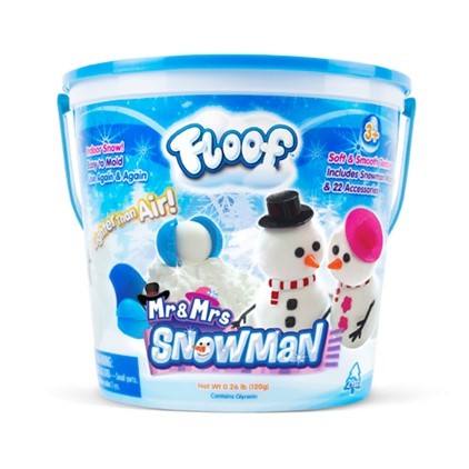 Floof Mr. and Mrs. Snowman - JKA Toys