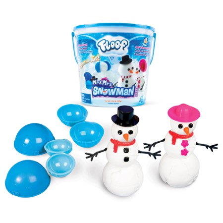 Floof Mr. and Mrs. Snowman - JKA Toys