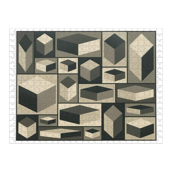 500 Piece Double Sided Sol Lewitt Puzzle - JKA Toys