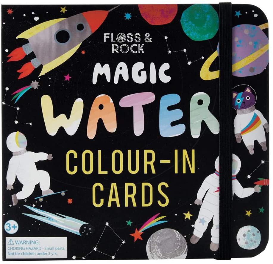 Space Magic Water Color-In Cards - JKA Toys