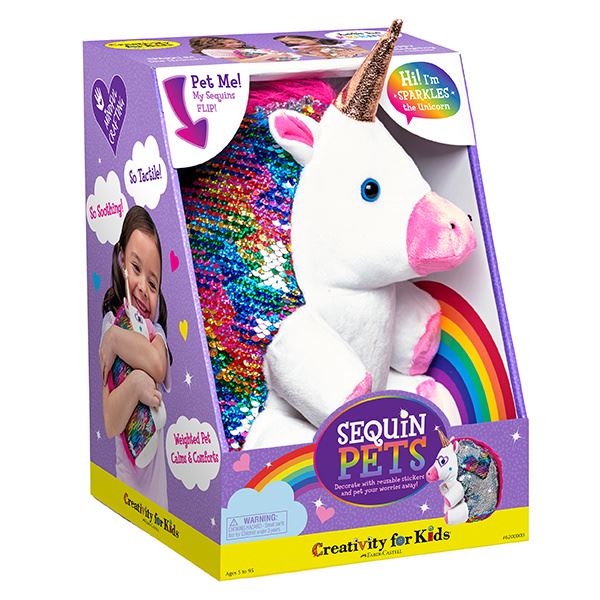 Sequin Pets Sparkles the Unicorn - JKA Toys