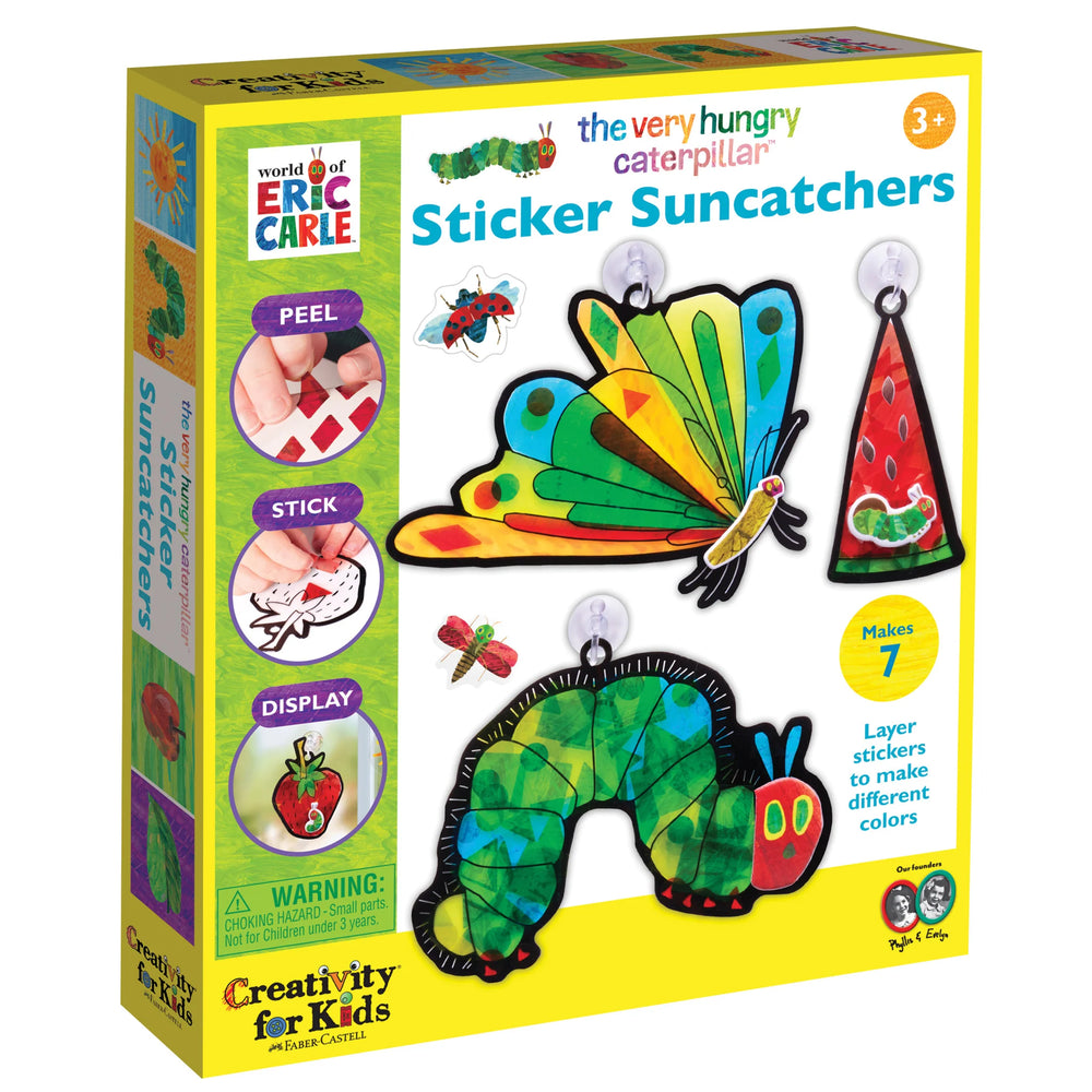 Sticker Suncatchers - The Very Hungry Caterpillar - JKA Toys