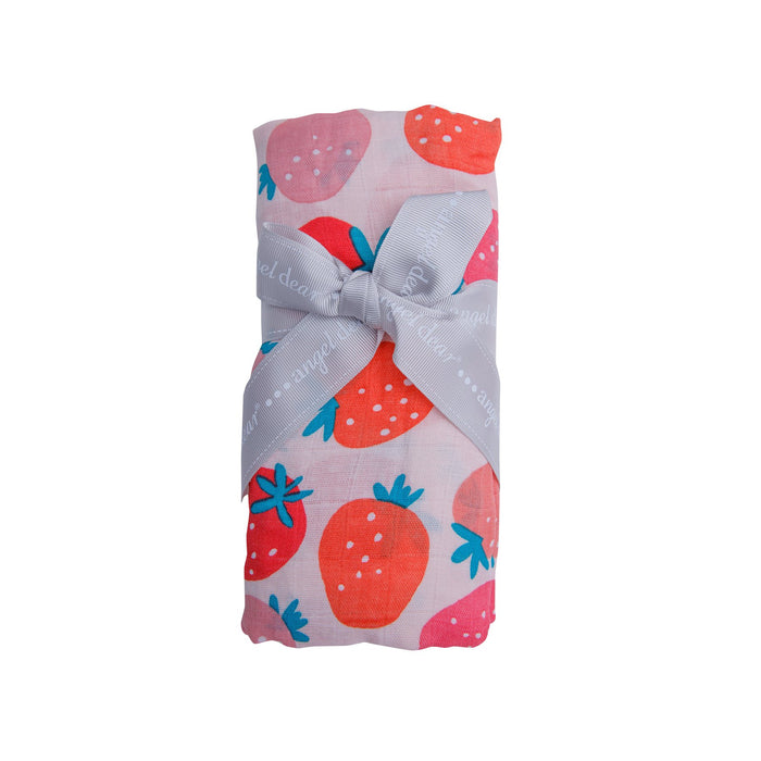 Strawberries Swaddle Blanket - JKA Toys