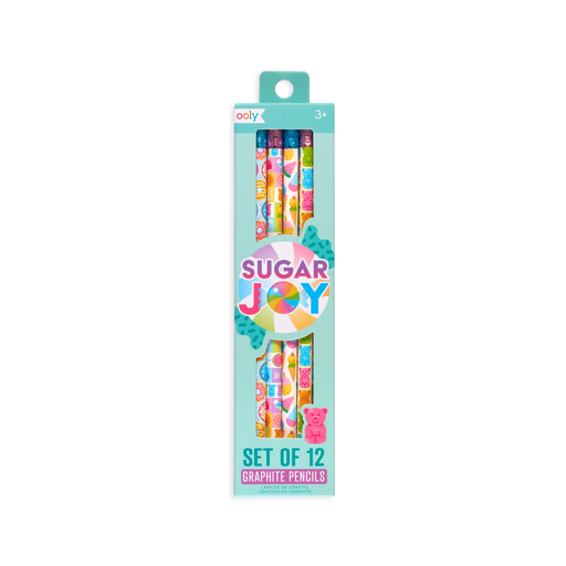 Sugar Joy Graphite Pencils - Set of 12 - JKA Toys