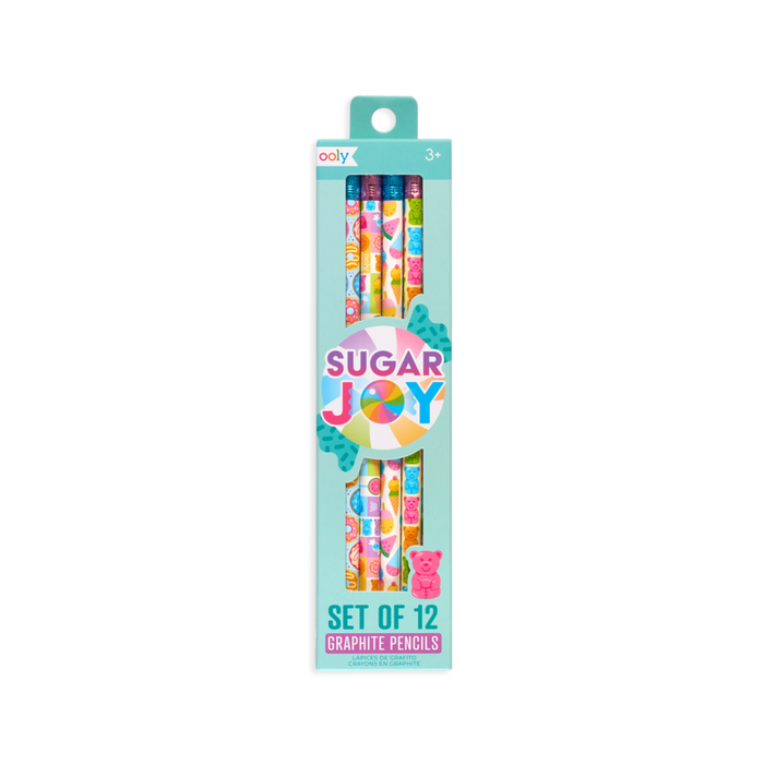 Sugar Joy Graphite Pencils - Set of 12 - JKA Toys