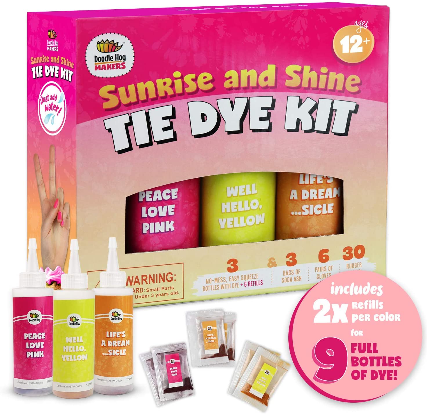 Sunrise & Shine Tie Dye Kit - JKA Toys