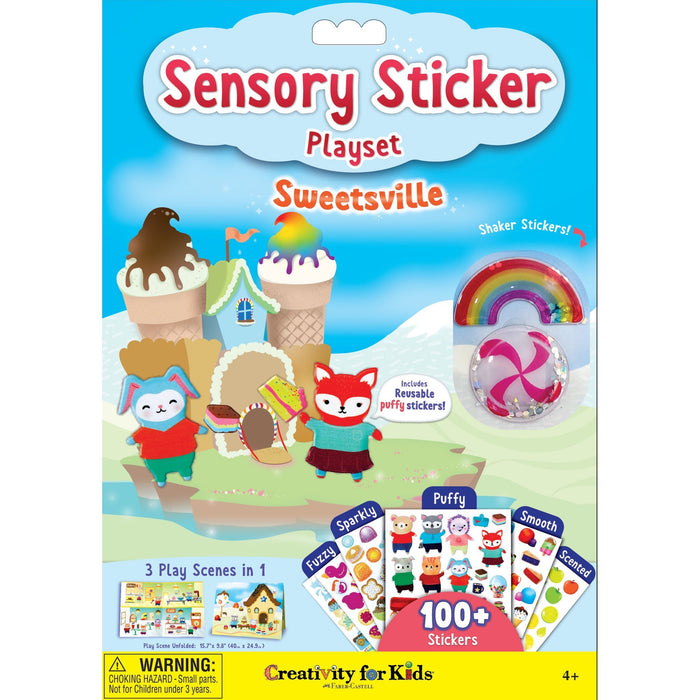 Sensory Sticker Playset - Sweetsville - JKA Toys
