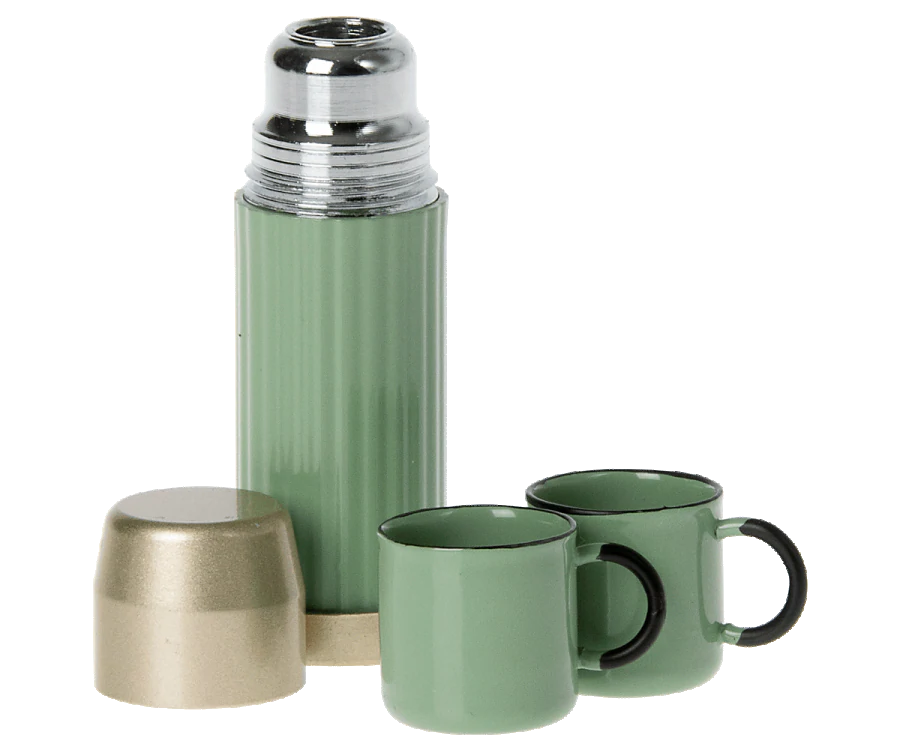 Maileg Thermos and Cups - Mint - JKA Toys