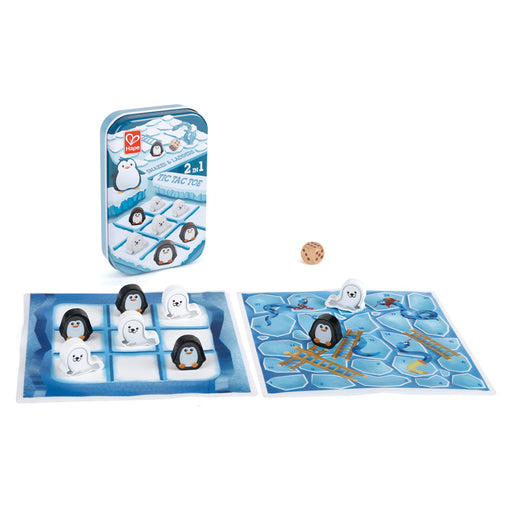 Snakes & Ladders / Tic Tac Toe Mini Travel Game - JKA Toys