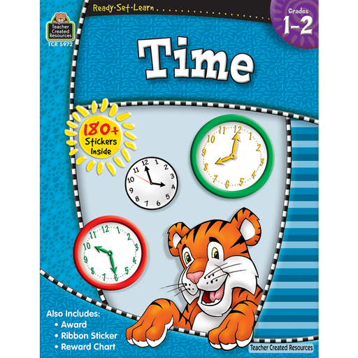 Ready Set Learn Workbook: Time - Grades 1 - 2 - JKA Toys