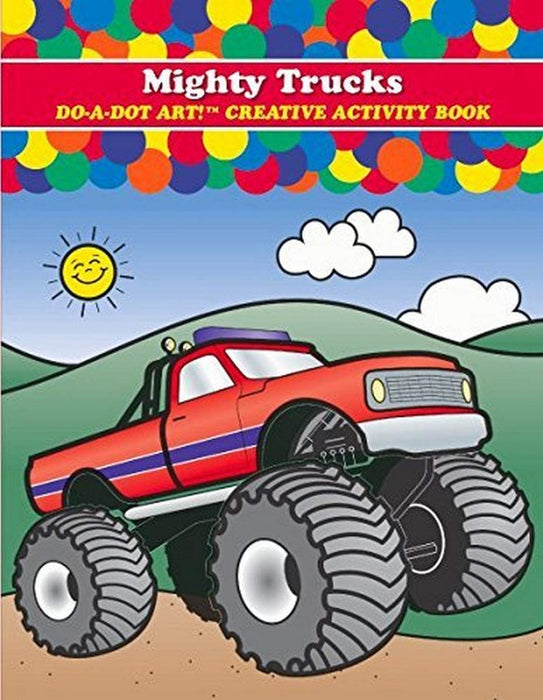 Do A Dot Mighty Trucks Coloring Book - JKA Toys