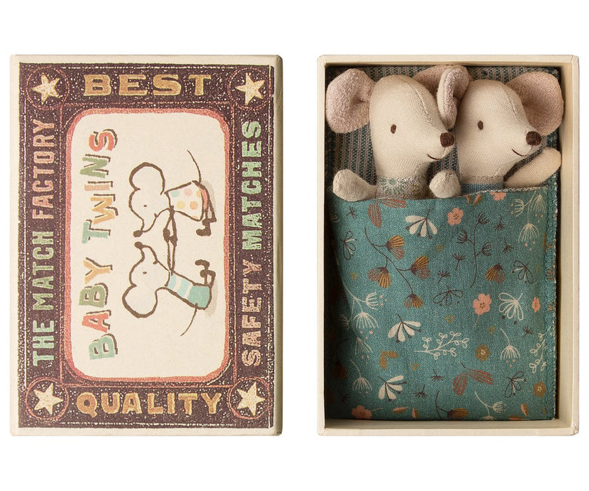 Baby Mice Twins in Matchbox - JKA Toys