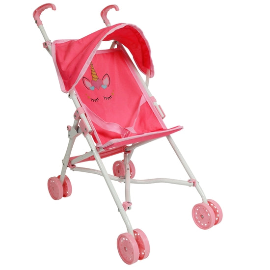 Unicorn Doll Umbrella Stroller - JKA Toys