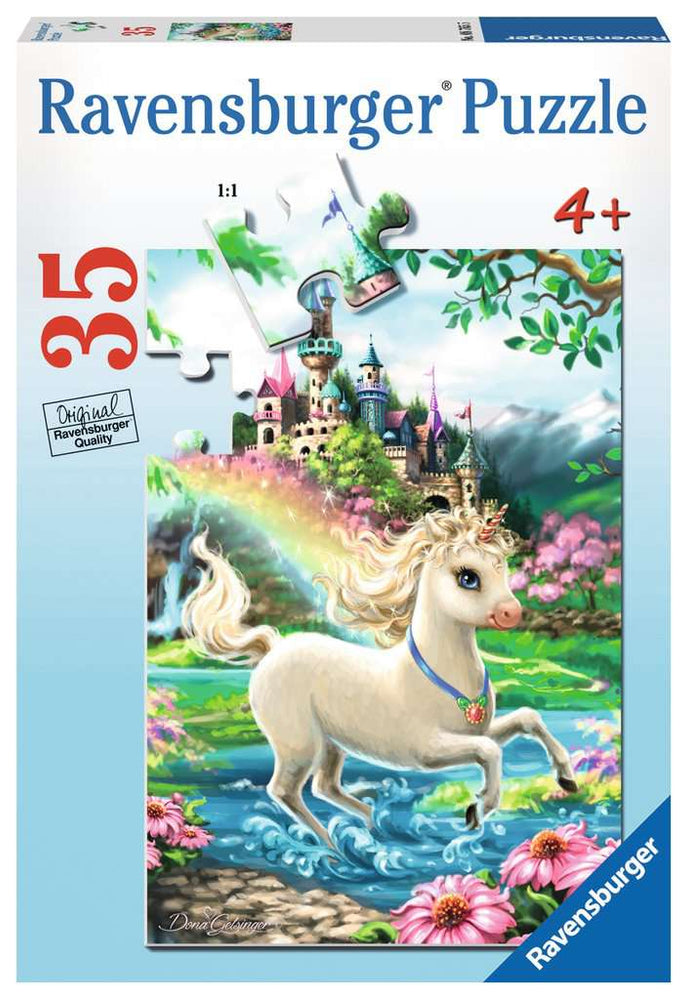 35 Piece Unicorn Castle Puzzle - JKA Toys