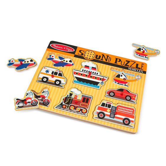 Vehicles Sound Puzzle - JKA Toys
