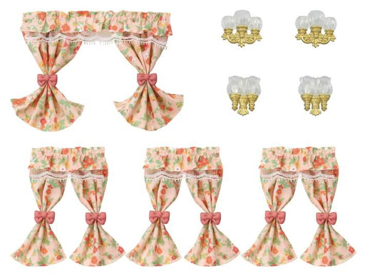Calico Critters Wall Lamps & Curtains Set for Red Roof Country Home - JKA Toys