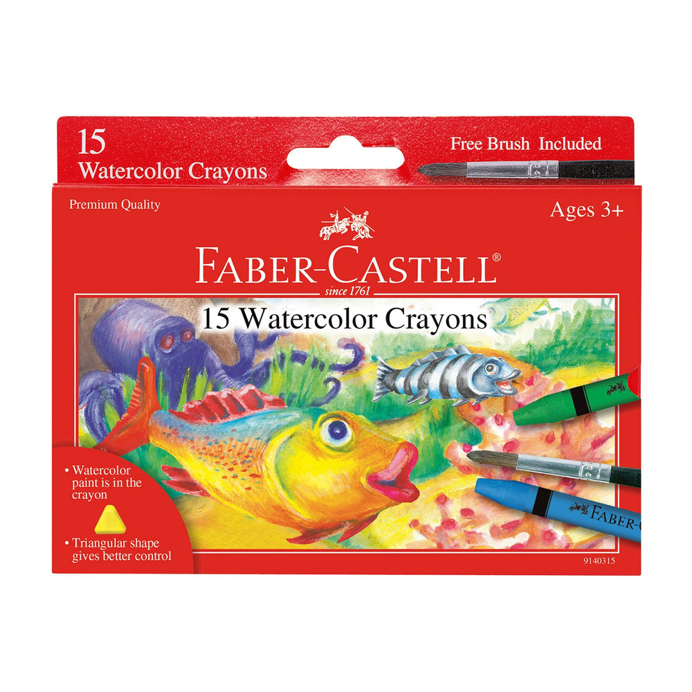 15 Watercolor Crayons - JKA Toys