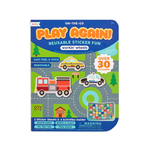 Play Again! Mini On-The-Go Activity Kit - Workin’ Wheels - JKA Toys