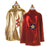 Reversible Wonder Cape in Red & Gold, Size 5-6 - JKA Toys