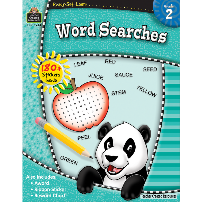 Ready Set Learn Workbook: Grade 2 - Word Searches - JKA Toys