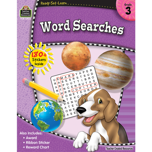 Ready Set Learn Workbook: Grade 3 - Word Searches - JKA Toys