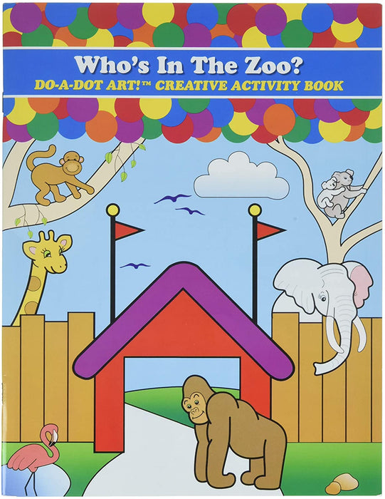 Do A Dot Who’s In The Zoo? Coloring Book - JKA Toys