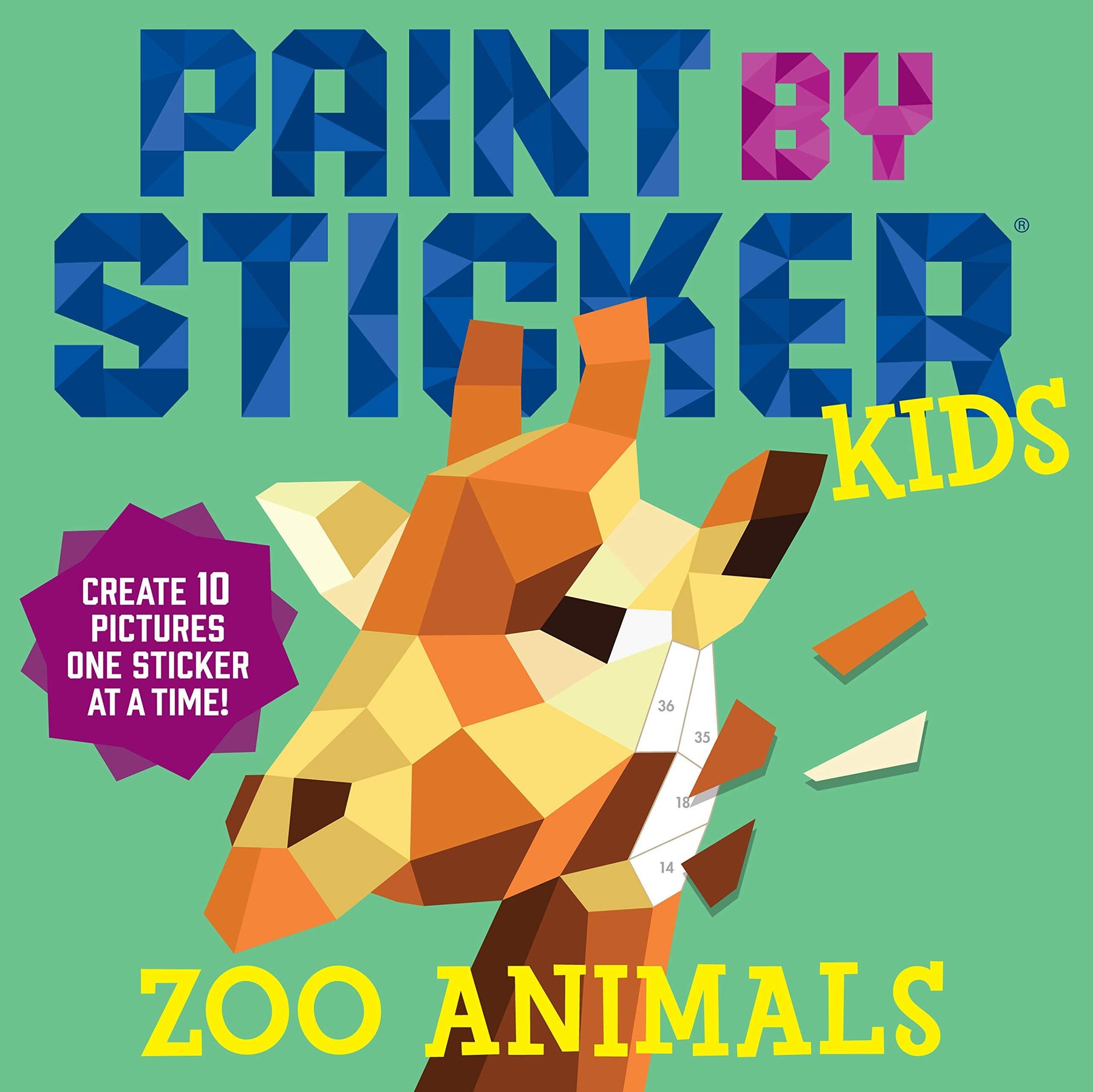 Paint by Sticker Kids: Zoo Animals - JKA Toys