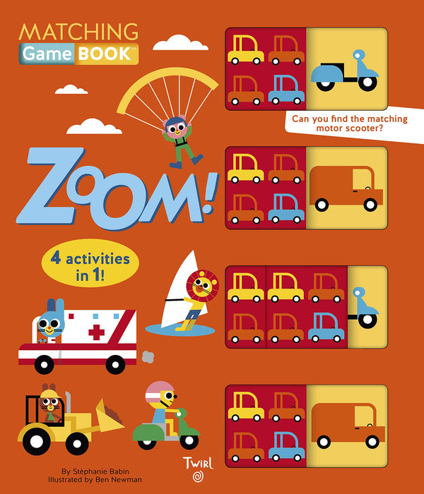 Zoom! Matching Game Book - JKA Toys