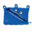 Monster 3 Ring Pencil Pouch- Blue - JKA Toys