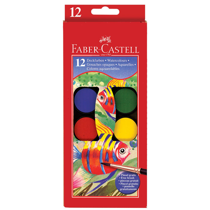 12 Color Watercolor Paint Set - JKA Toys